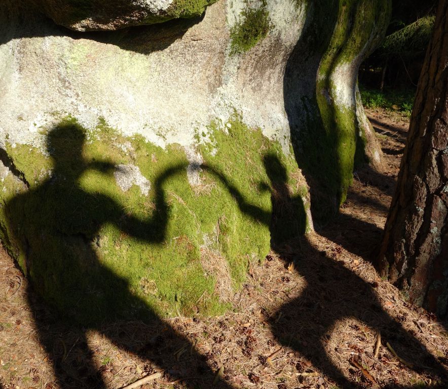 Shadows on the wall/stone